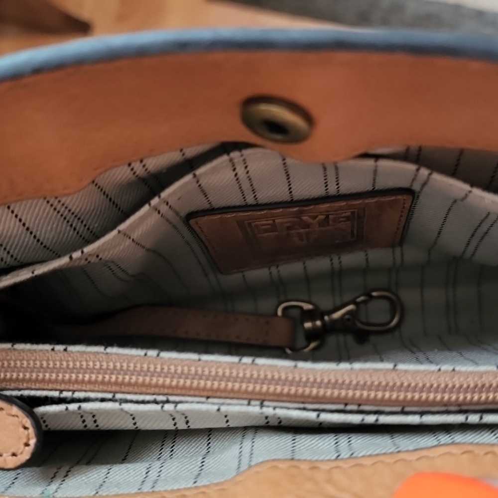 Frye Tan Leather Crossbody Bag - Picture 11 of 14